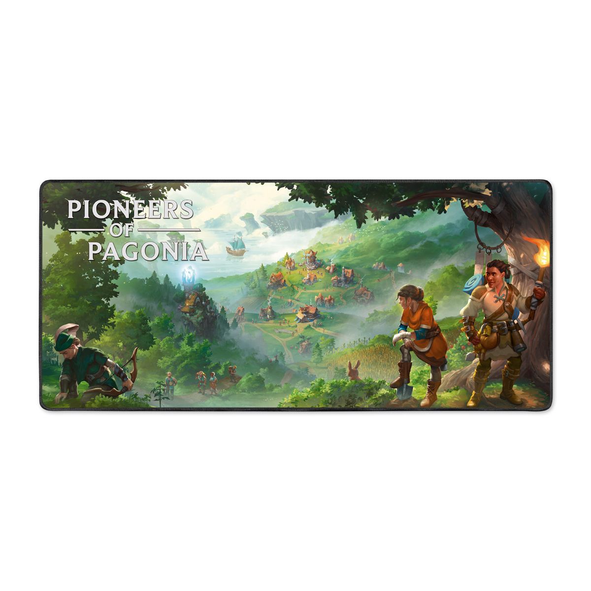 Pioneers of Pagonia - Keyart - XXL-Mauspad
